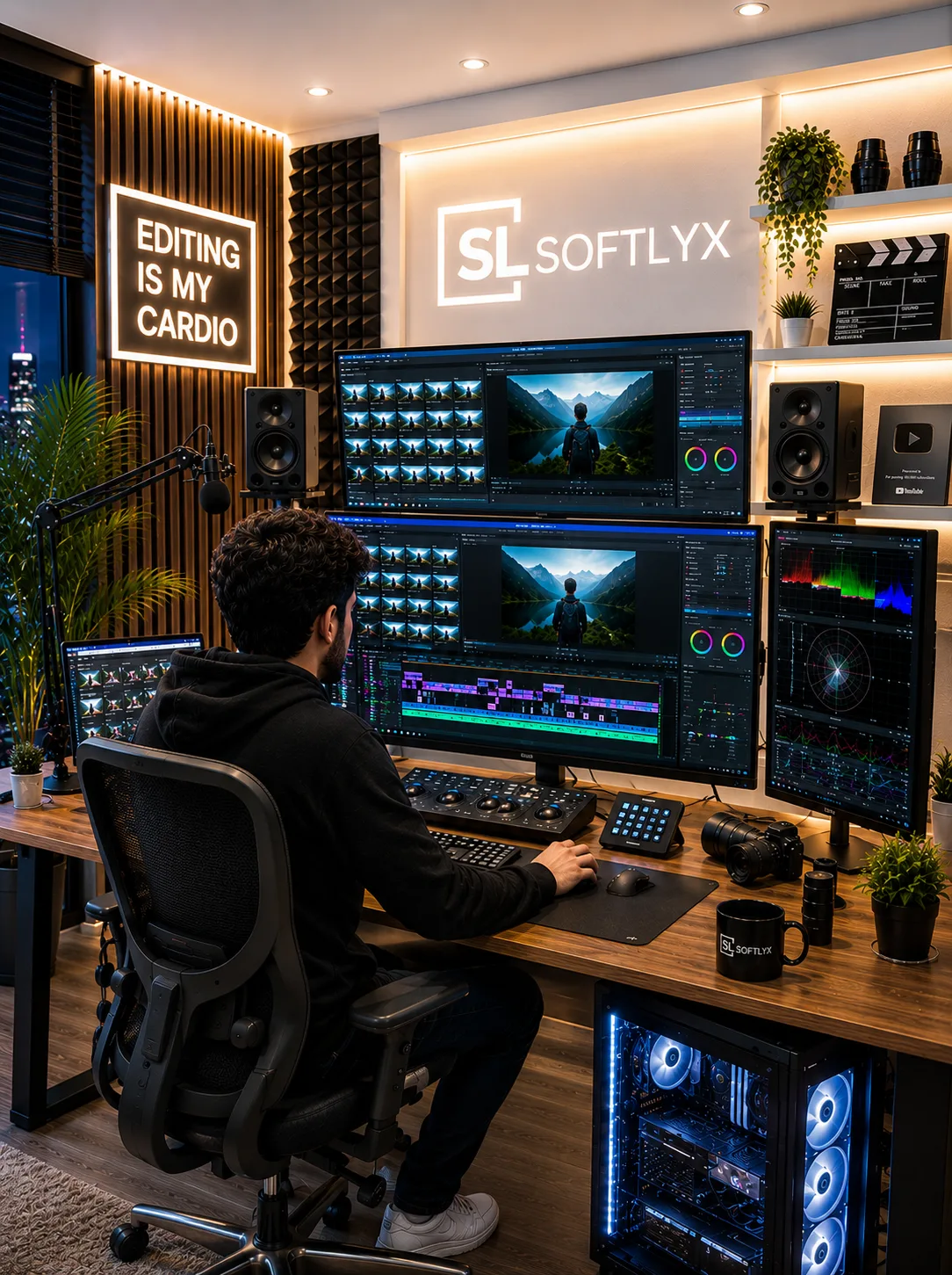 Video Editing & Production Services – Creative Content Agency Softlyx Technologies Noida