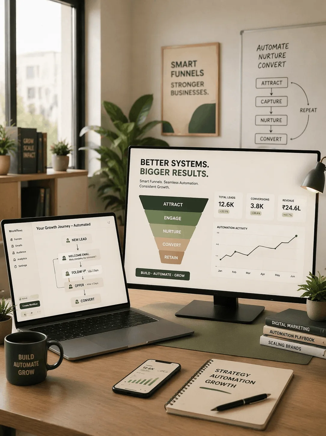 Sales Funnel & Marketing Automation – Conversion Optimization by Softlyx Technologies